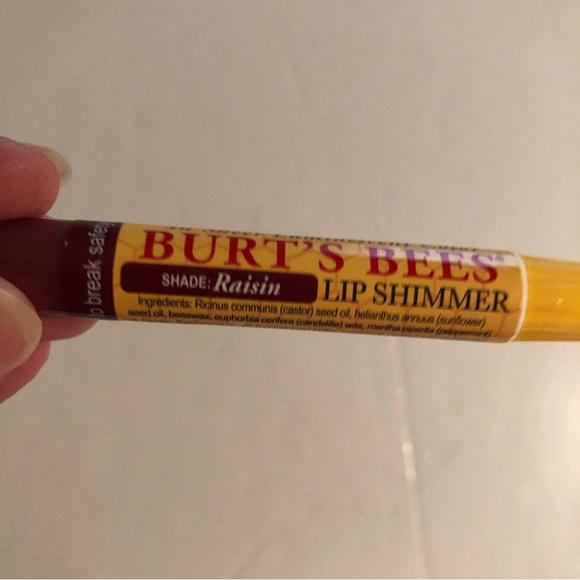 BURT’S BEES Bundle of 3 Unopened Lip Shimmer LIP BALM - Picture 8 of 8